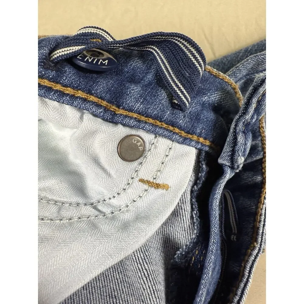 Gap Kids Jeans Size 12 Sky Jegging Ankle High Rise & Ankle with Distressed Hem